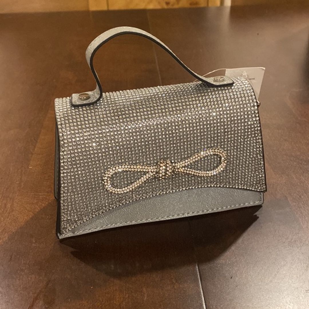 NWT Aldo Rhinestone Papionne Top-handle Bag