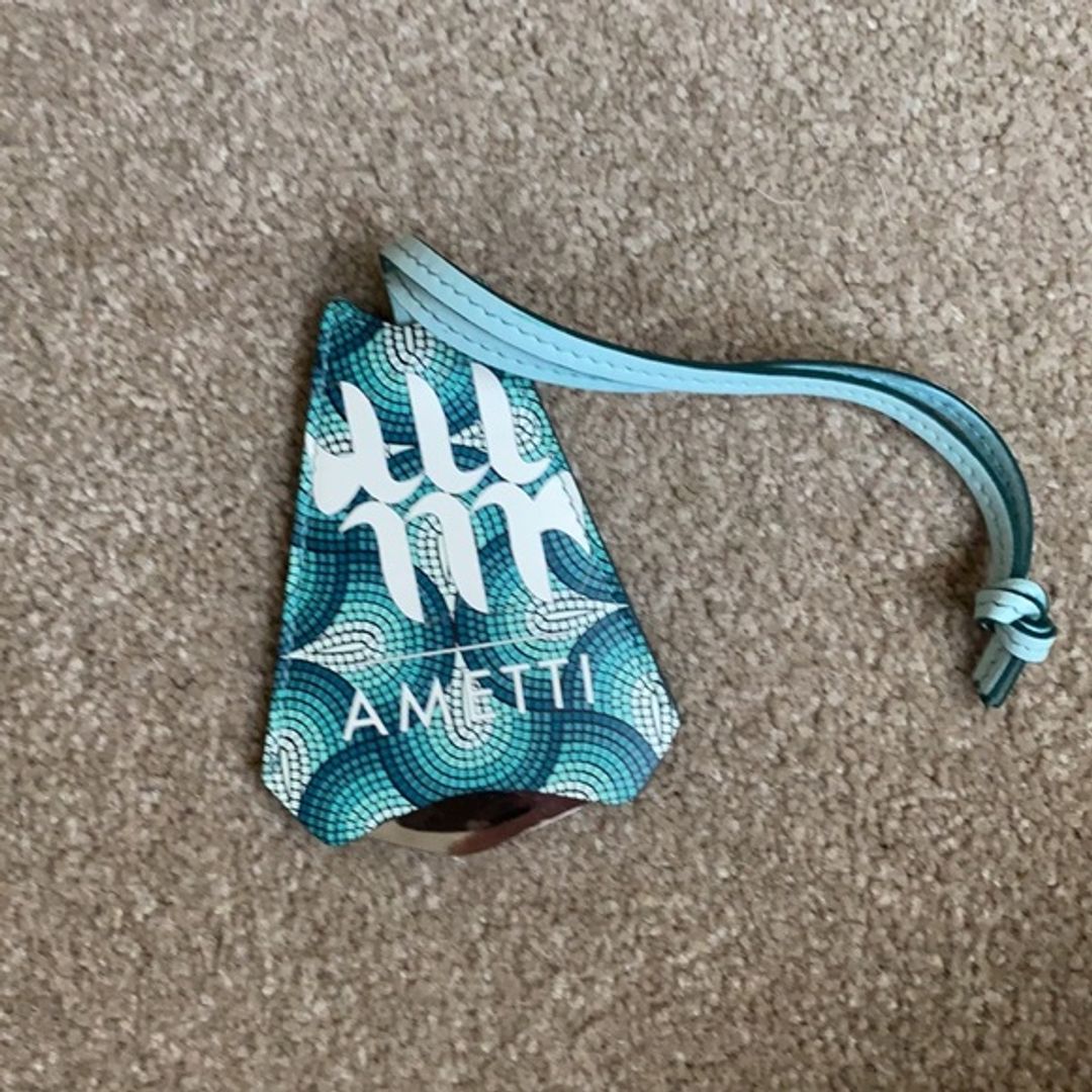 NWT Ametti Lapis Tag Travel Mirror
