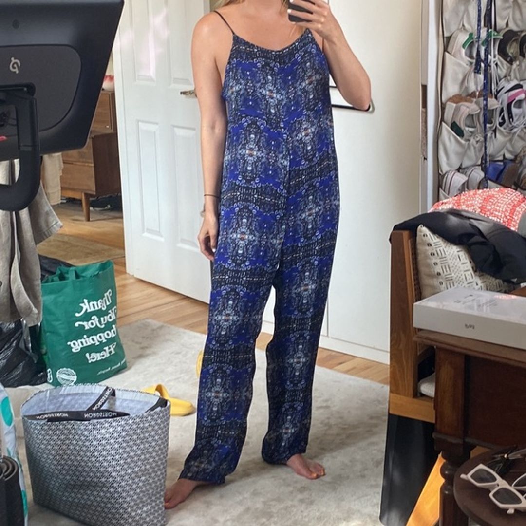 Reformation Silk Jumpsuit