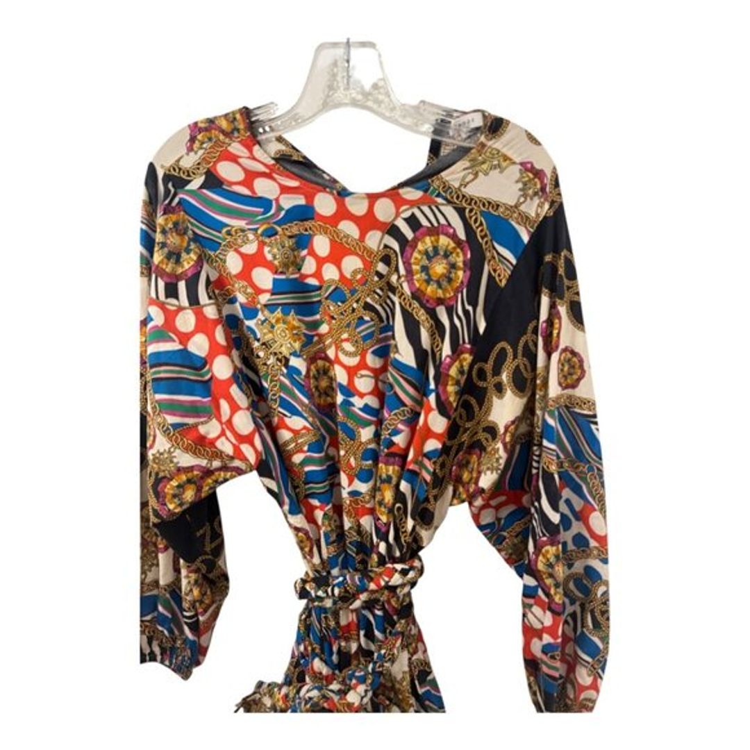 Rhode Ella Mini Dress in Chain Print