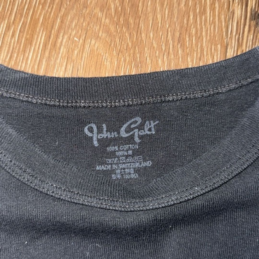Johh Galt Black Graphic Short Sleeve Tee