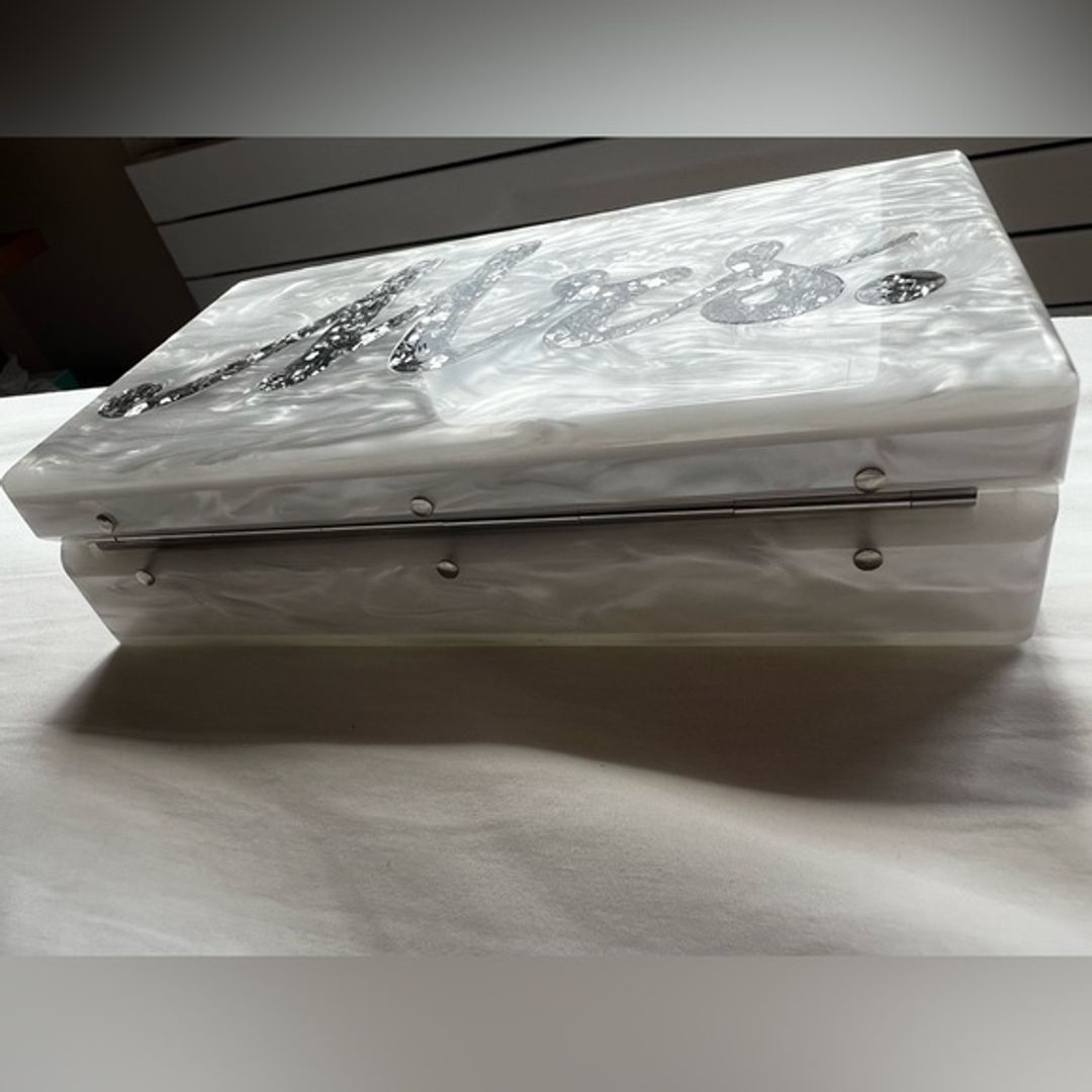 Edie Parker Mrs. Acrylic Shoulder/Clutch Bag