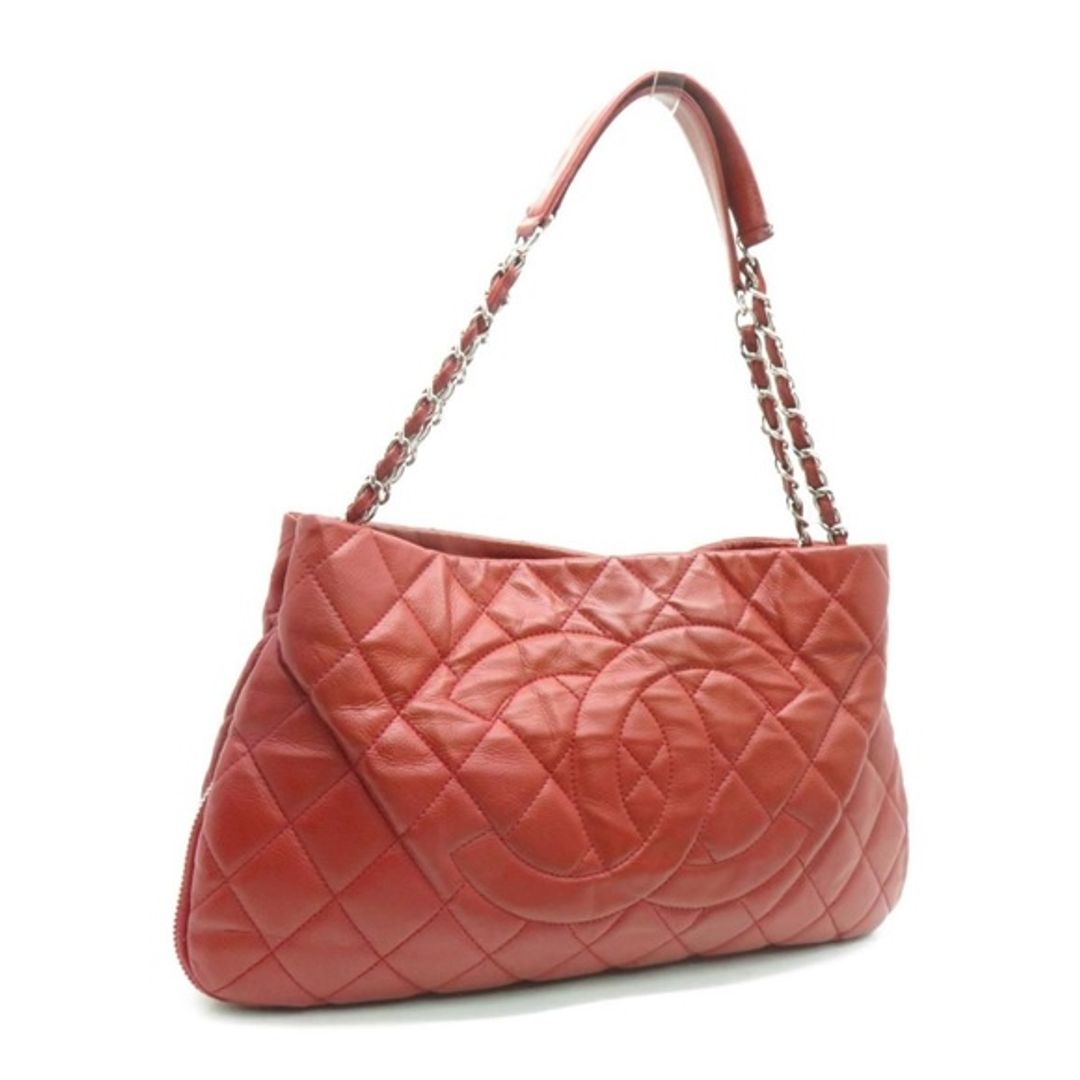 Chanel Red Caviar Jumbo 3 Way Bag