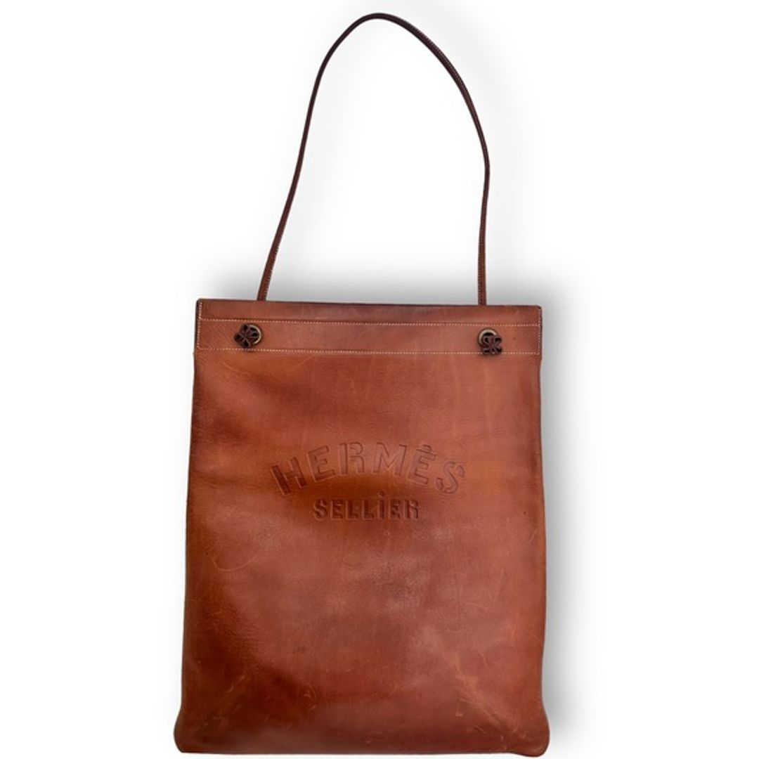 Aline GM Leather Jumbo Shoulder Bag w Bababebi COA RARE