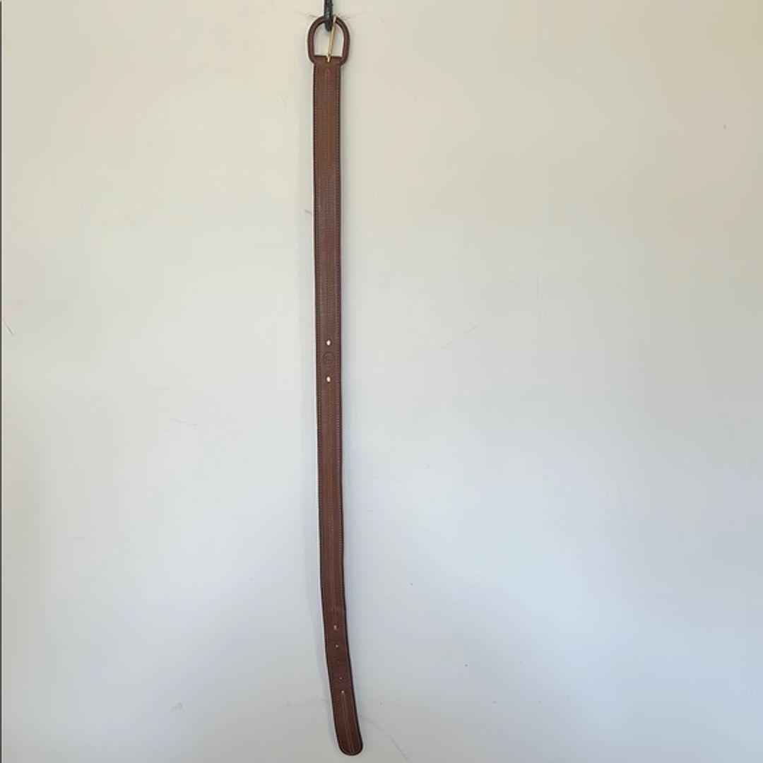 Gucci Vintage Brown Leather Belt