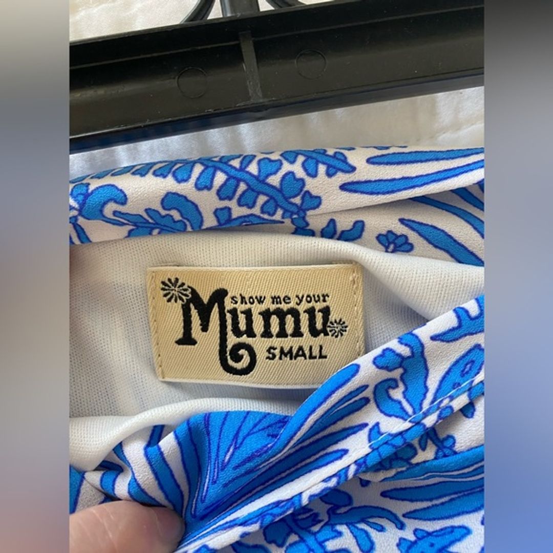 Show Me Your Mumu Maxi Skirt in Blue