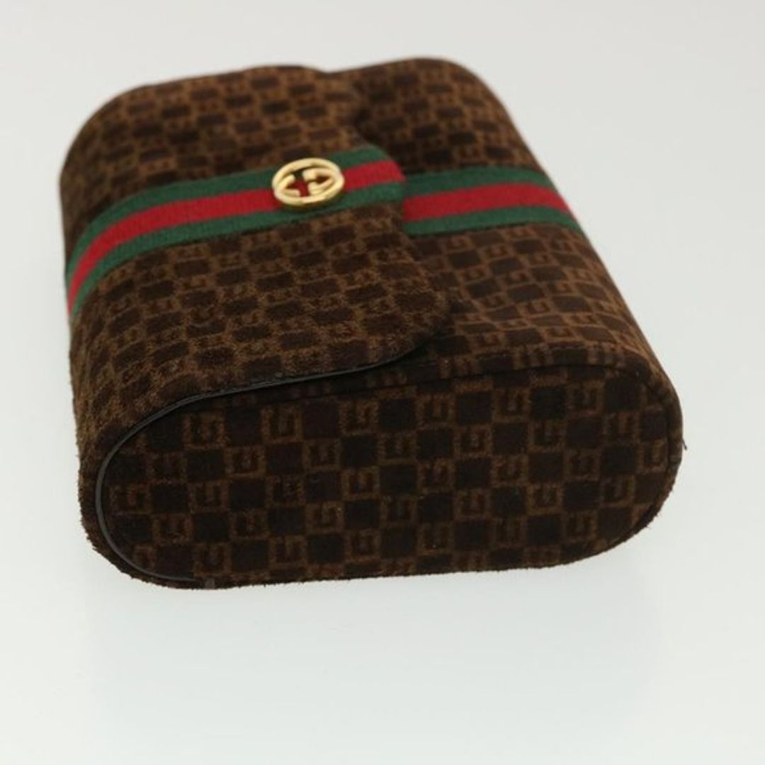 Gucci G Suede Clutch