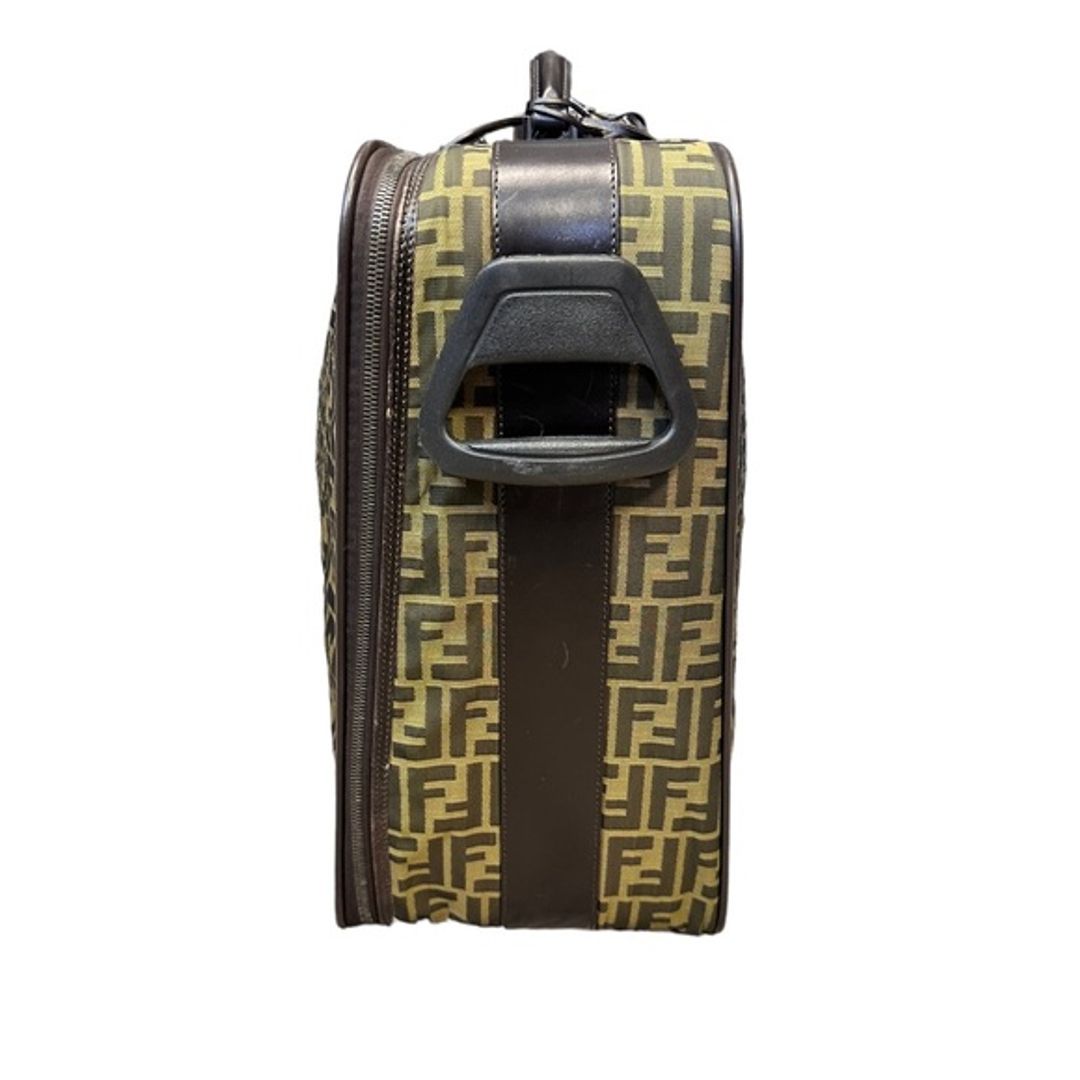Fendi Zucca FF Y2K Era Rolling Luggage Suitcase Monogram Travel Bag
