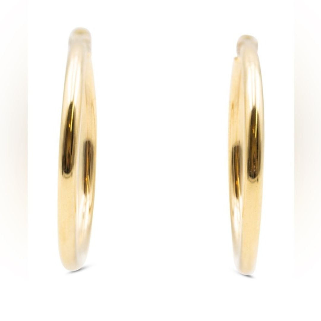 Jennifer Fisher Samira Gold Hoops 3"