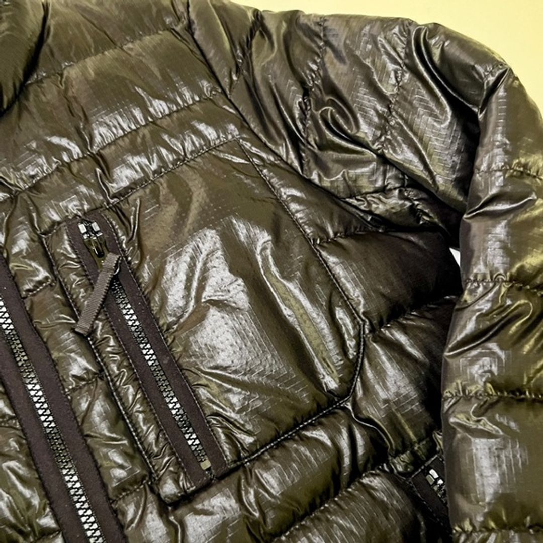 J. Crew Black Shiny Fitted Puffer Jacket