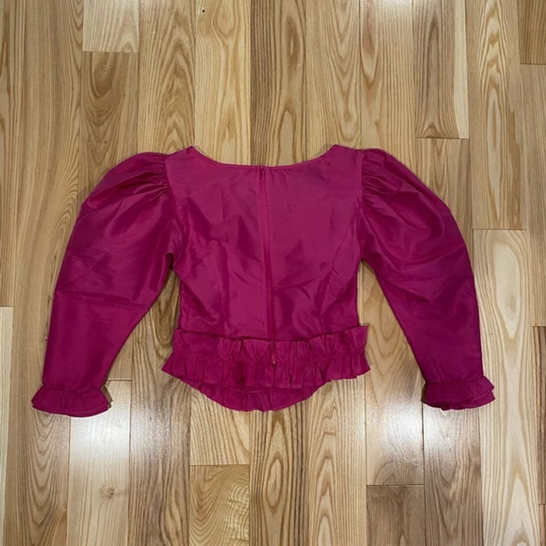 Moschino Cheap and Chic Pink Blouse with Bow Detail