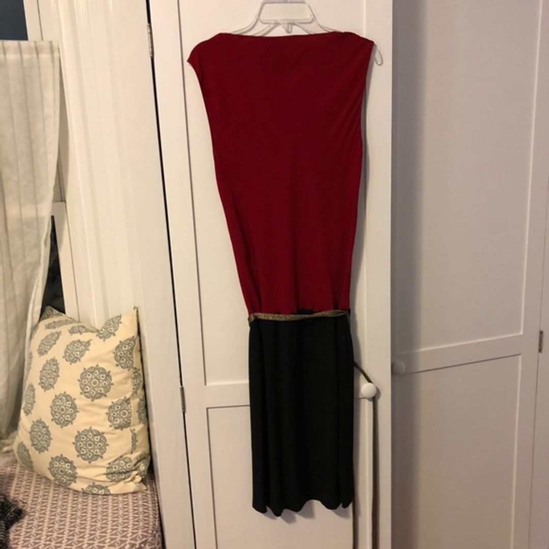 Diane von Furstenberg DVF Red Combo Dress