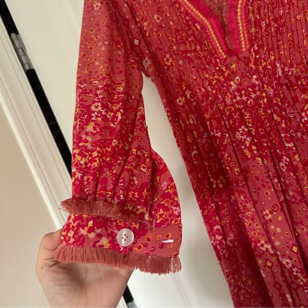 Poupette St Barth Ola Long Sleeve Mini Dress