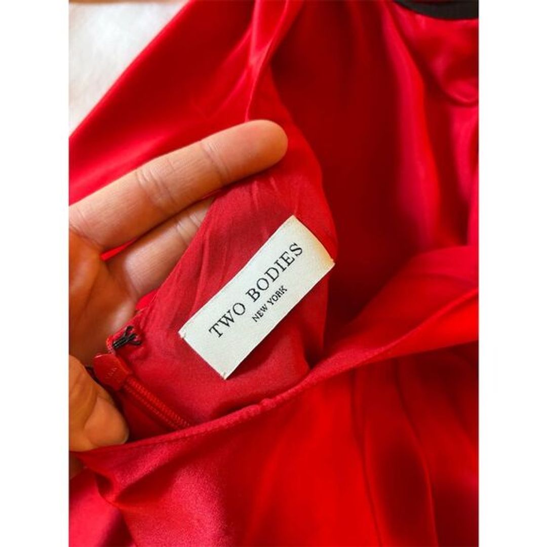 Two Bodies Izzy Satin Slip Dress