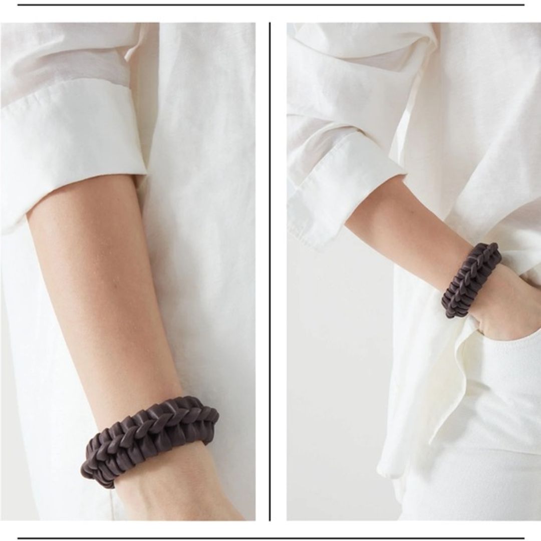 COS Braided leather bracelet