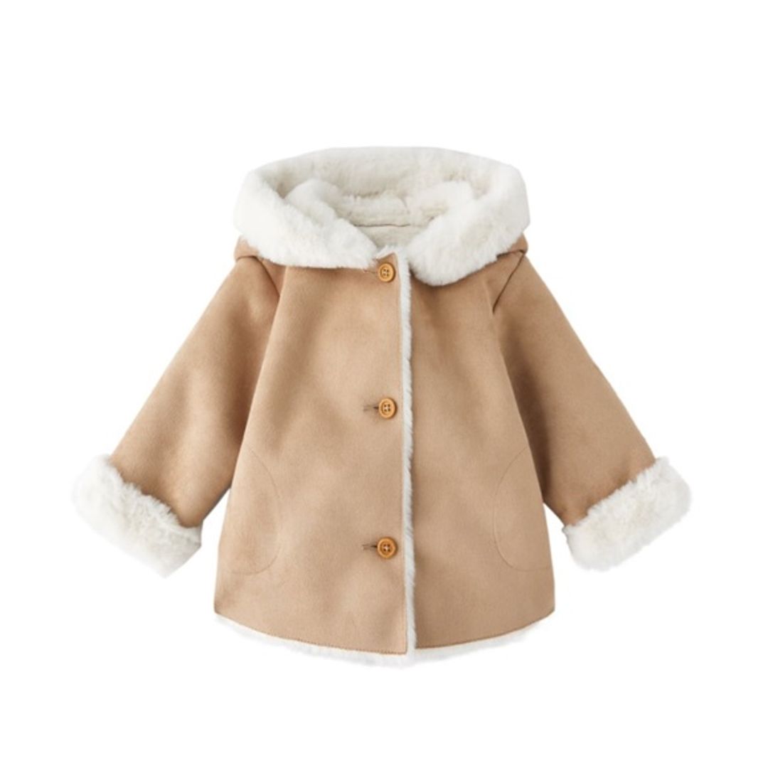 Zara Kids Contrasting Double Sided Coat