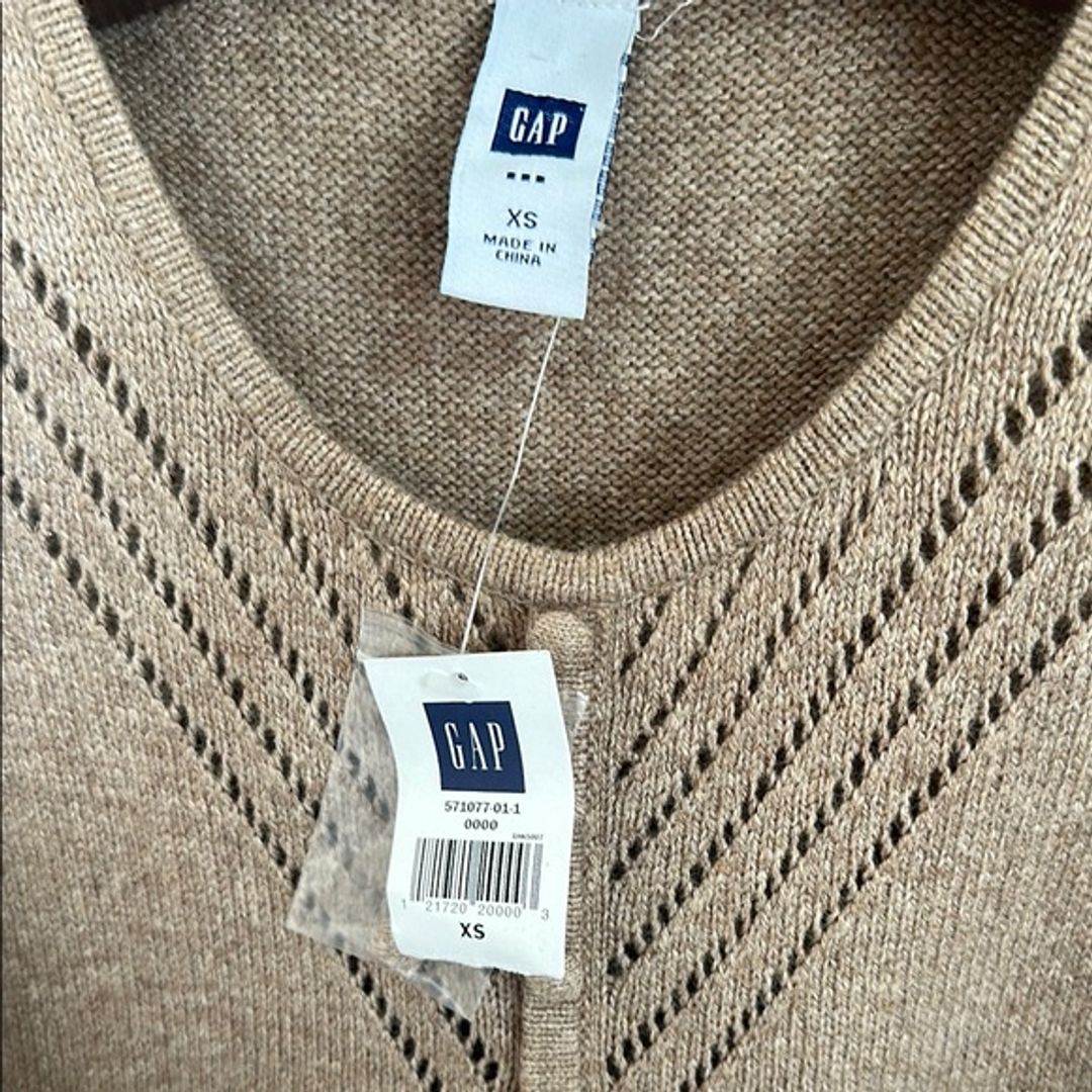 NWT Gap Tan Sleeveless Knit Dress, XS, US