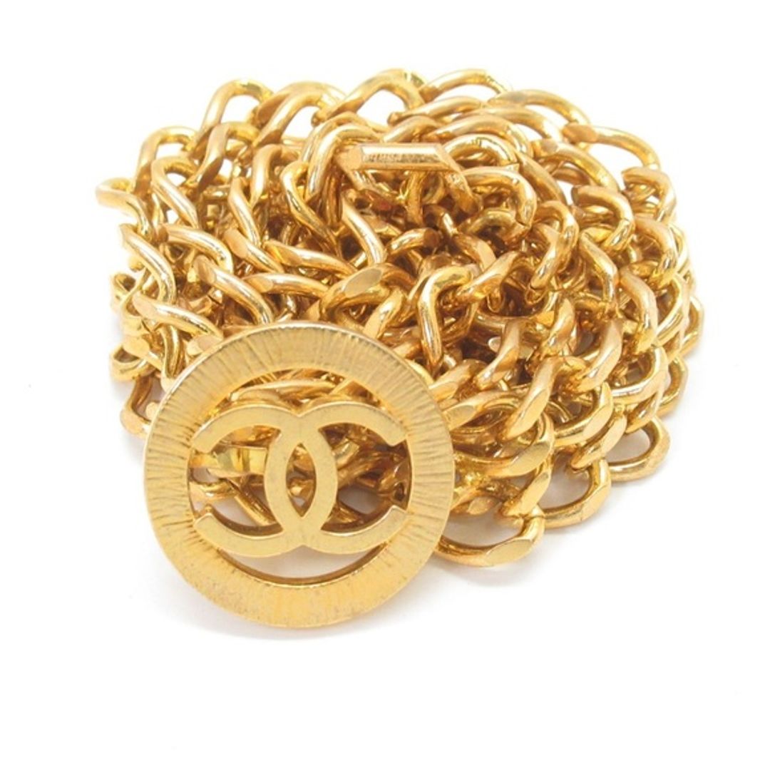 Double Chain Vintage 80s Belt Necklace 24K Gold