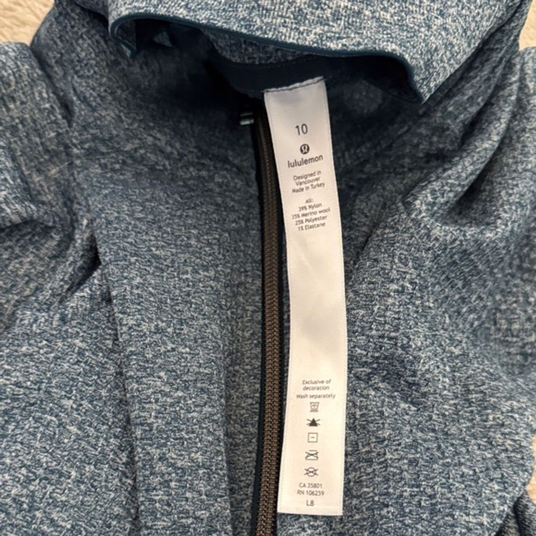 Lululemon athletica Women's Heathered Blue Tank Top