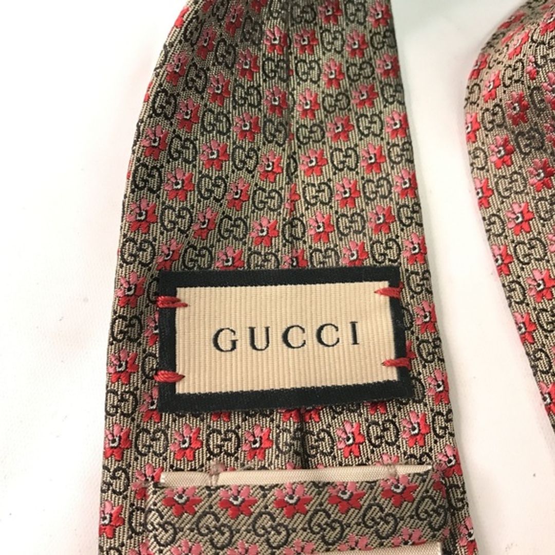 Gucci Silk GG Guccissima Floral Tie