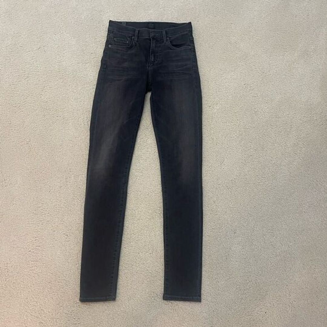 Rocket High Rise Skinny Jean in Washed Black