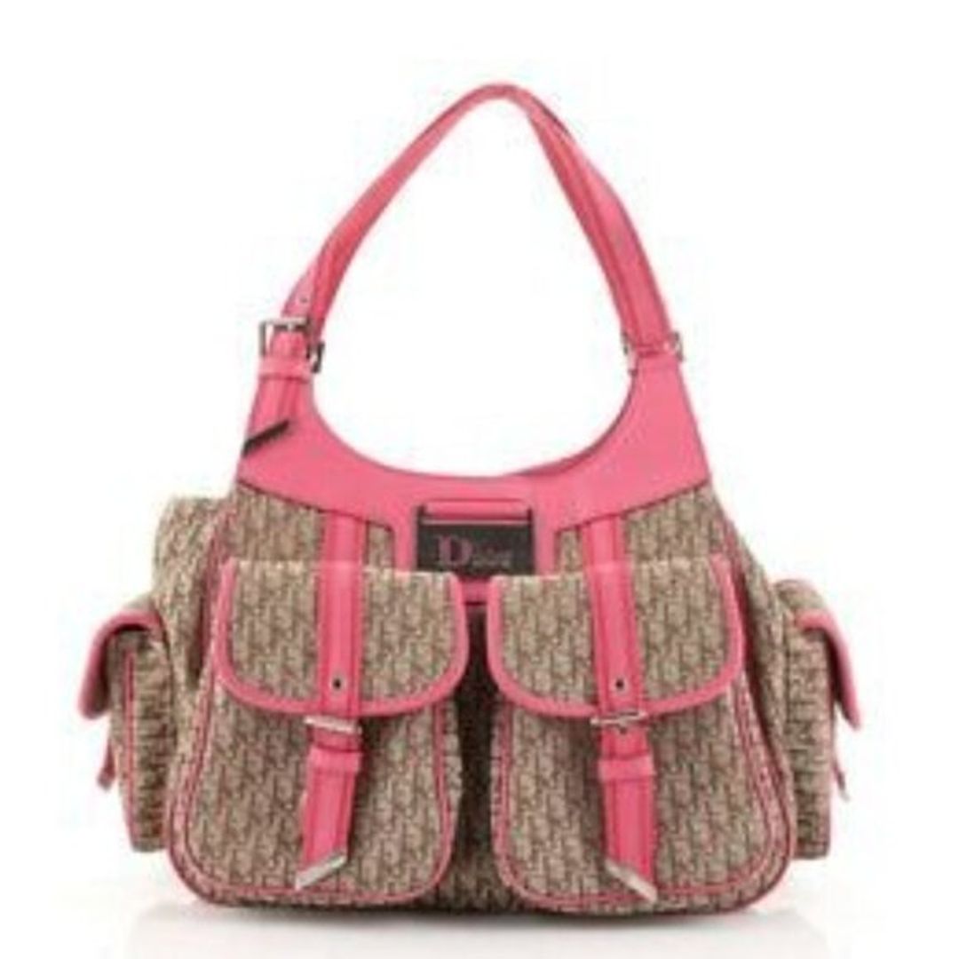 Dior Christian Dior Street Chic Multi Pocket Diorissimo Vintage Shoulder Bag