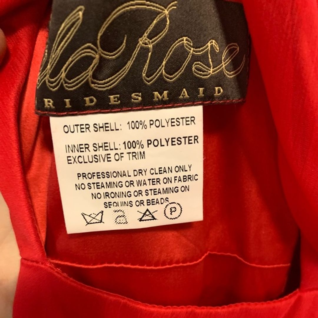 Lela Rose Crimson Red Bridesmaid Dress