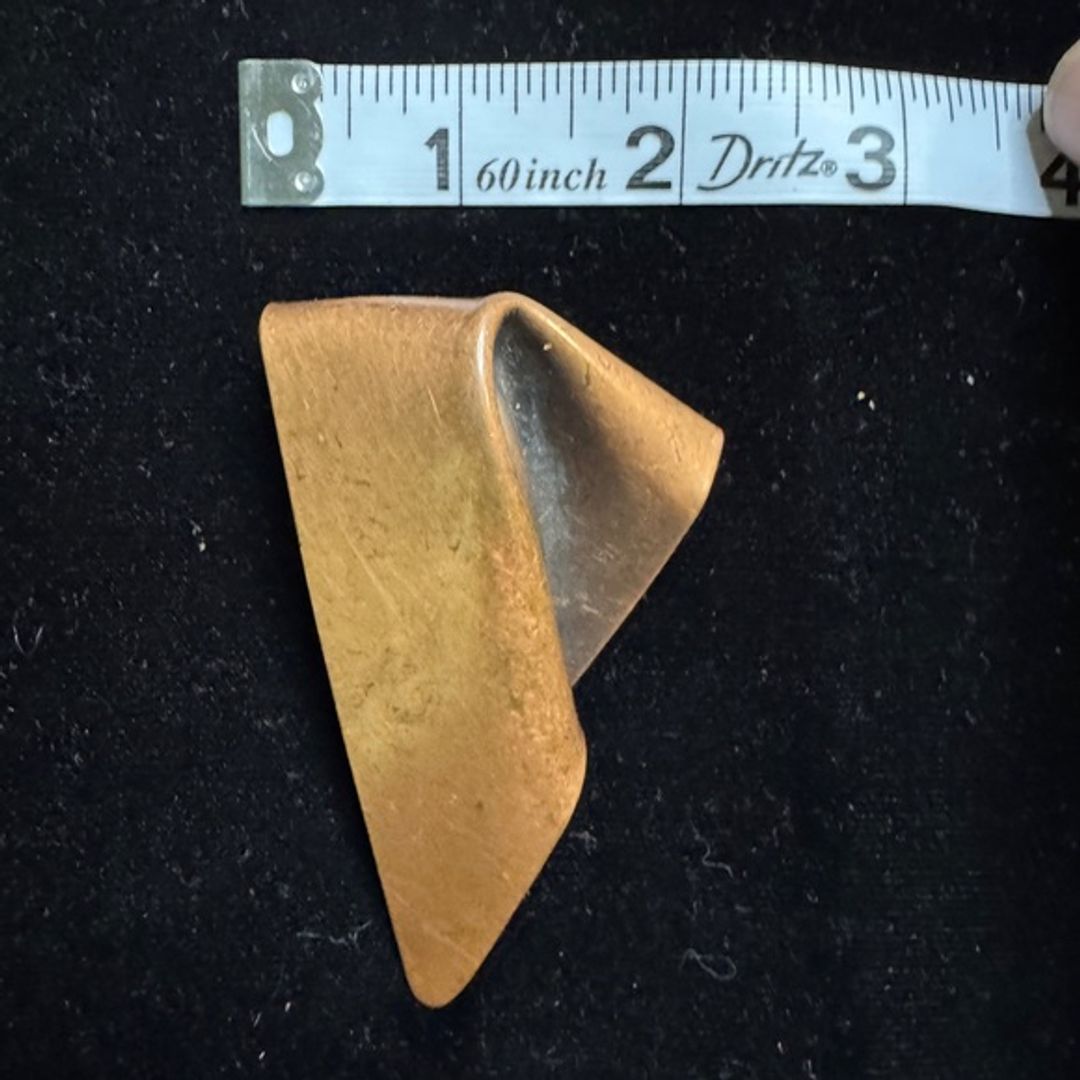 VTG Copper Brutalist Brooch