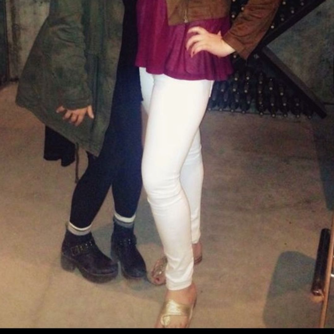 Rag & Bone White Skinny Jeans