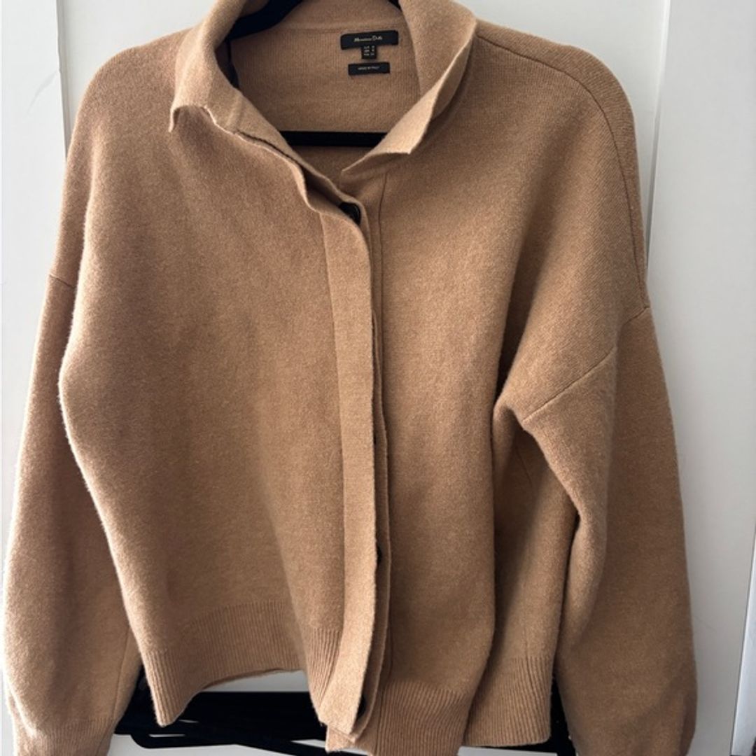Massimo Dutti wool knit jacket