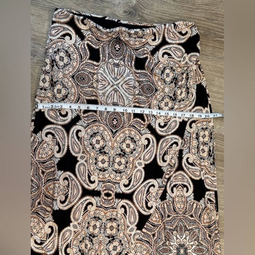 Anthropologie Maeve Split Front Skirt