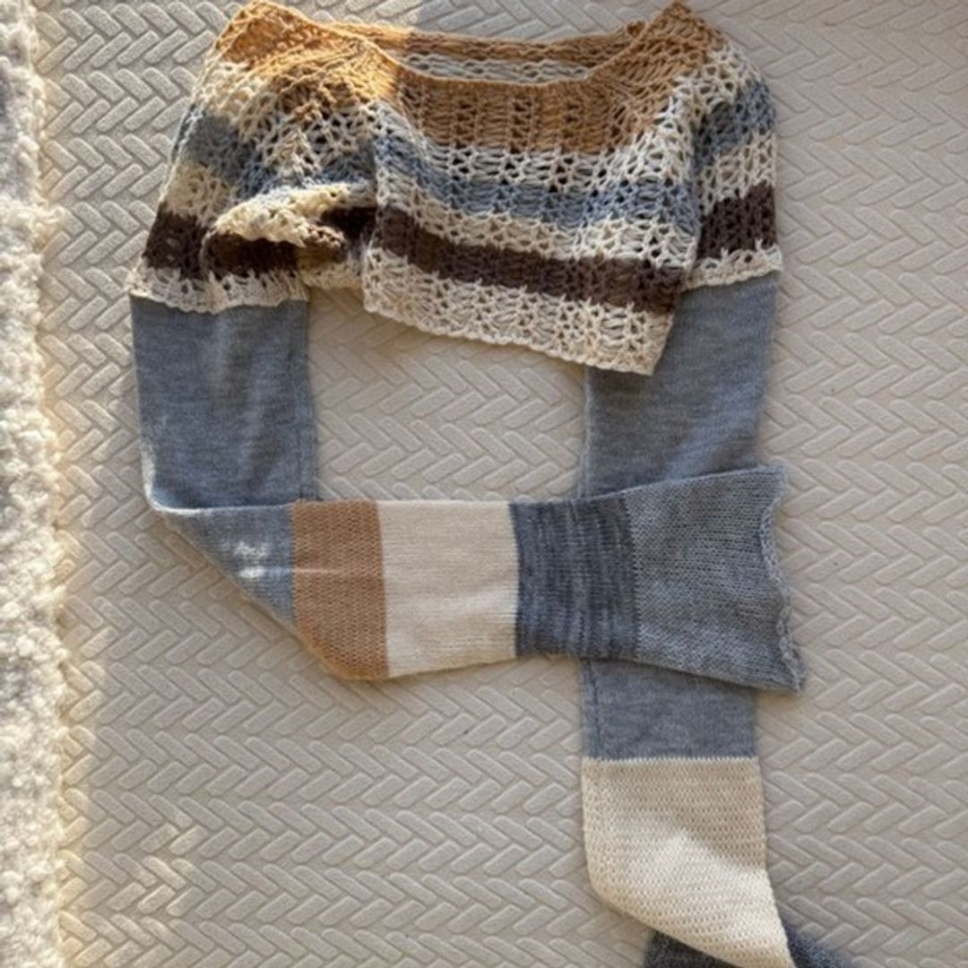 Emmiol Multicolor Striped Women's Bolero