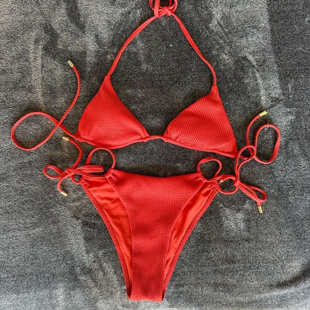 Monday Swimwear Red Bikini