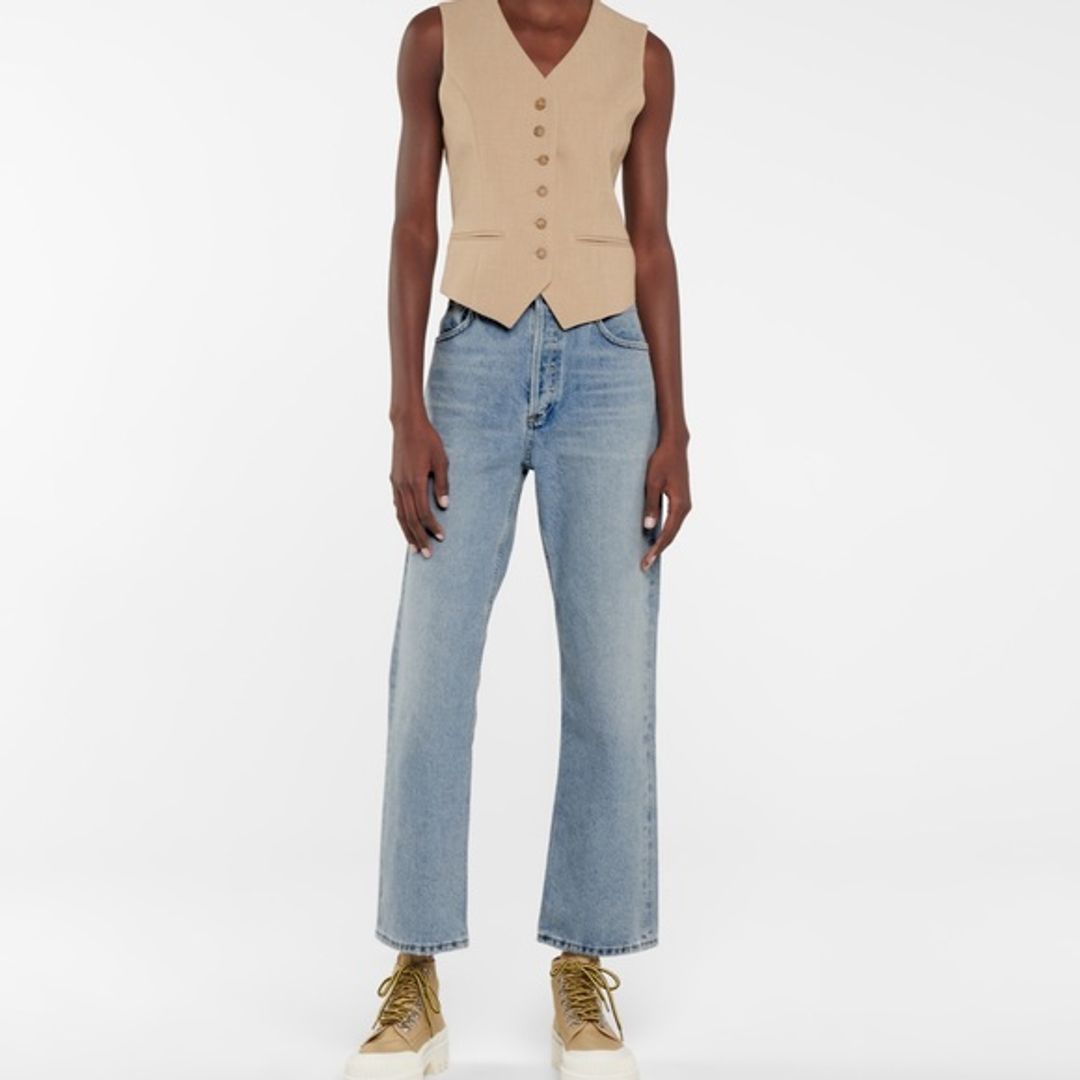 AGOLDE Ripley mid-rise straight jeans in Riptide 26
