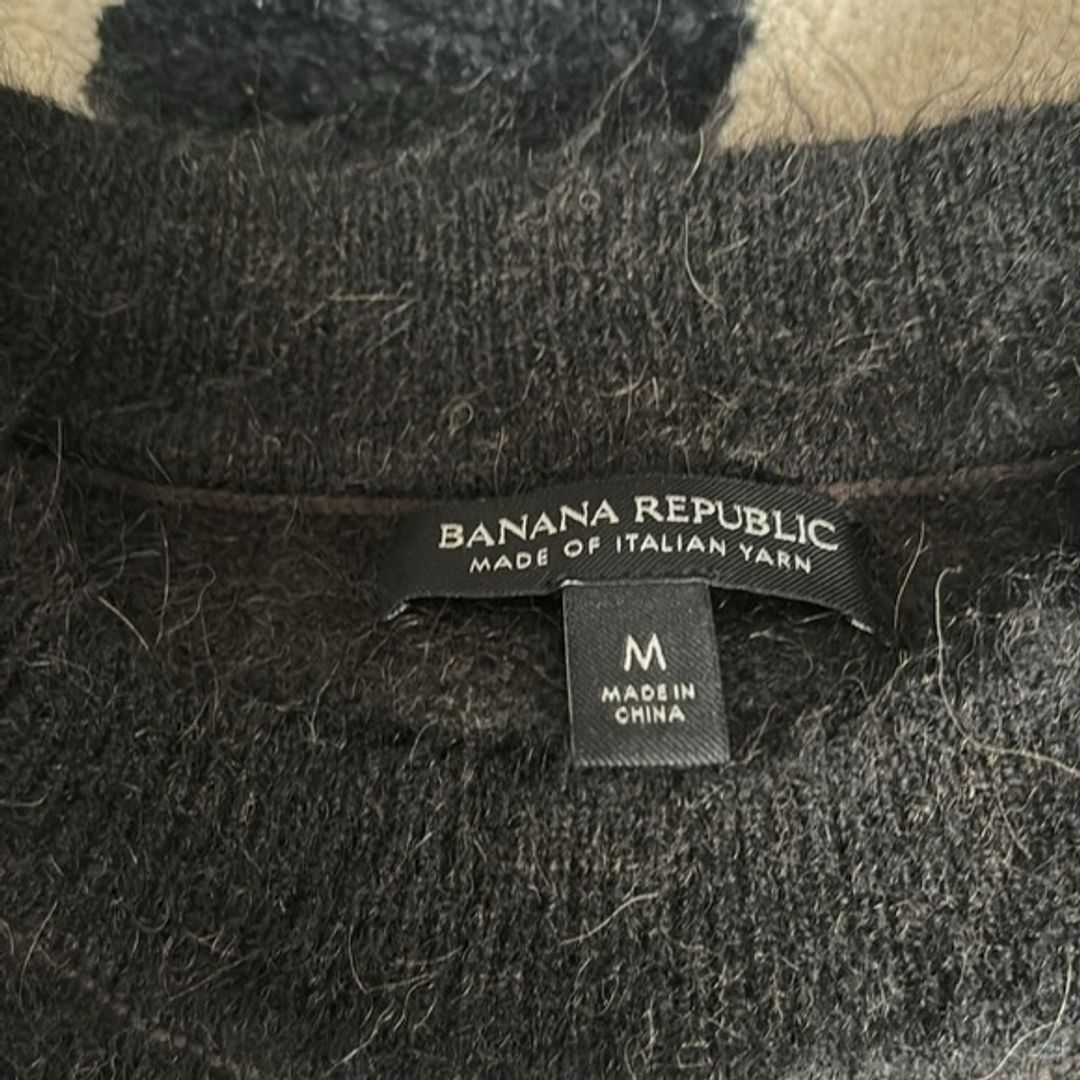 Banana Republic Alpaca Italian Yarn Chocolate Brown Sweater