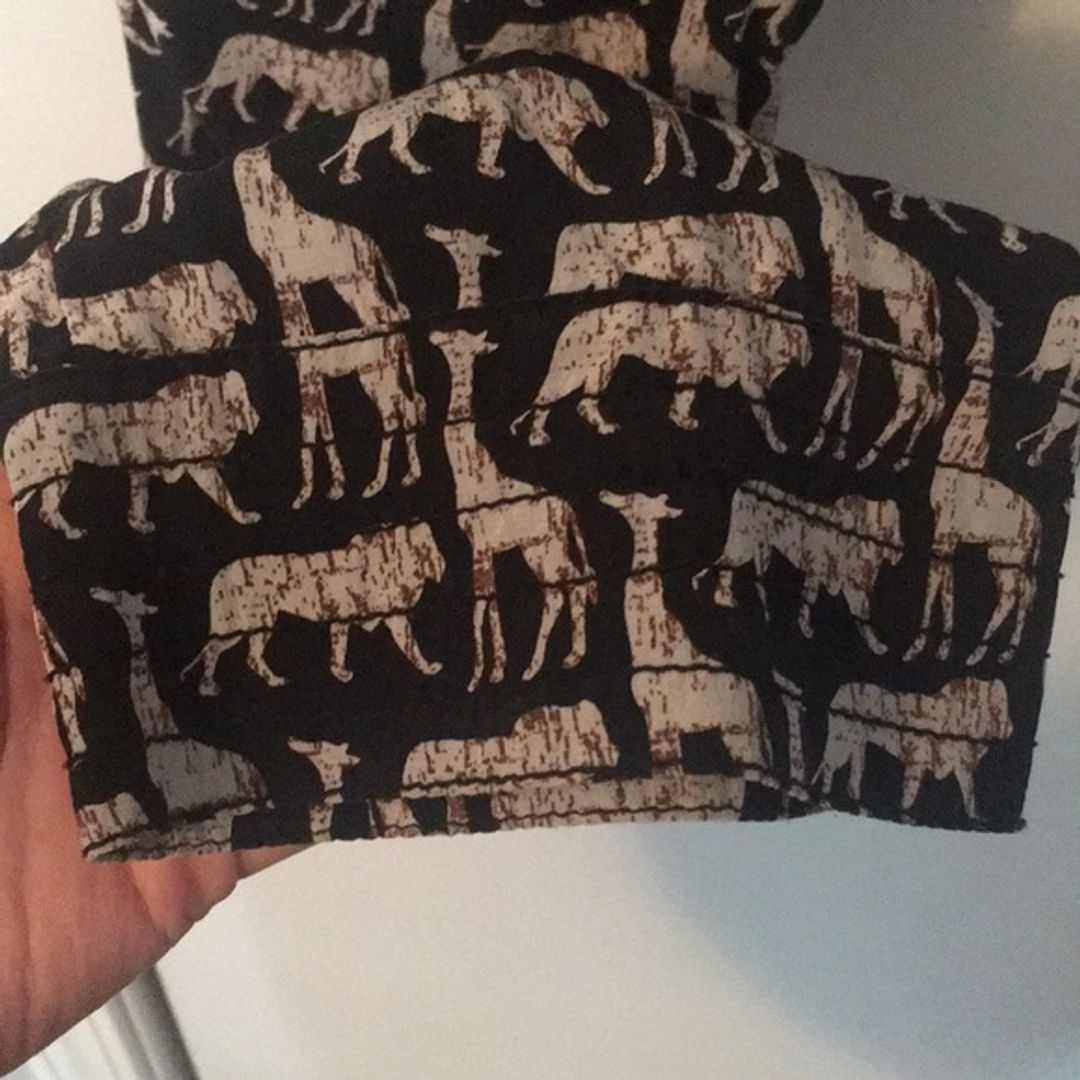 Diane von Furstenberg 100% Silk Animal Print Pant