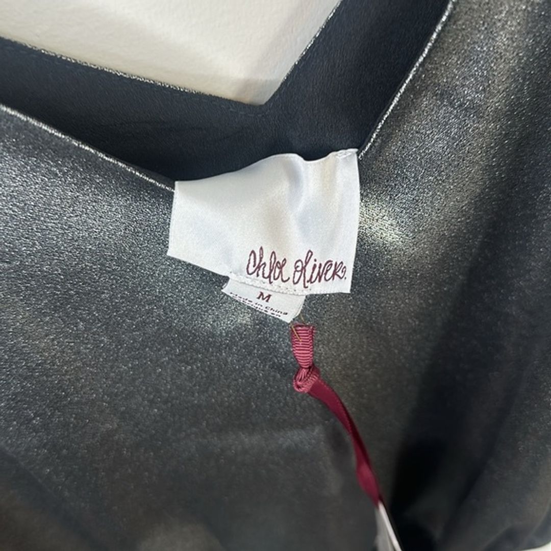 NWT Anthropologie Chloe Oliver Galaxy Cami Silver