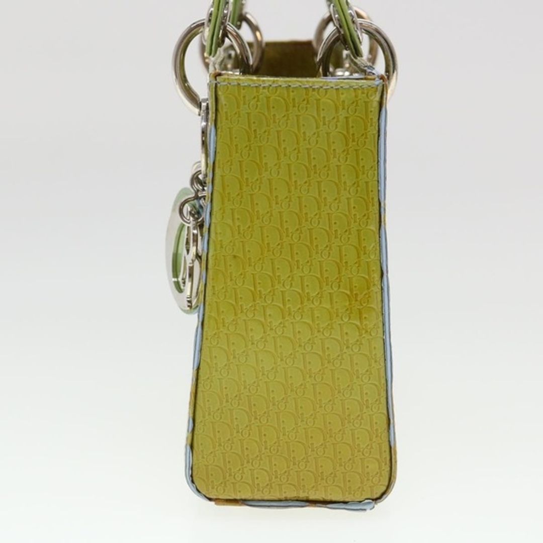 Dior Christian Dior Lady Dior Patent Leather Trotter Embossed Bag with Strap and Card