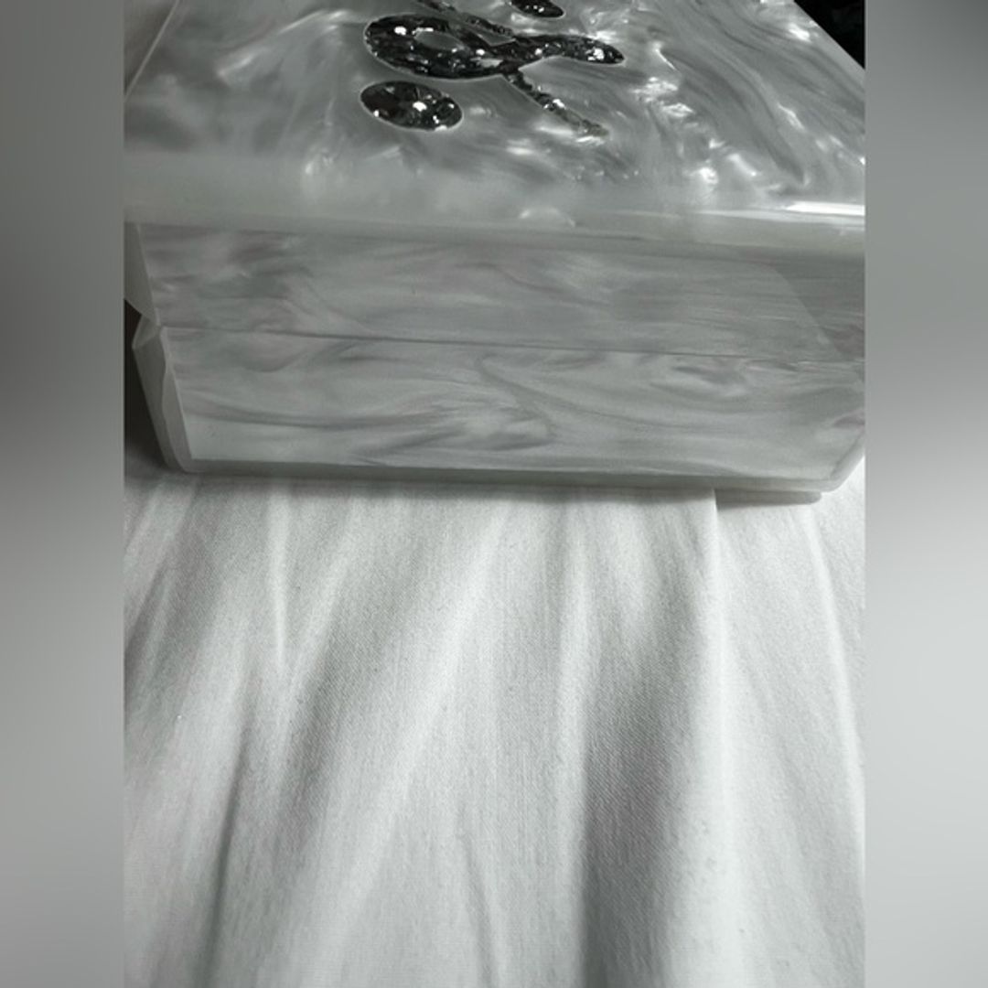 Edie Parker Mrs. Acrylic Shoulder/Clutch Bag