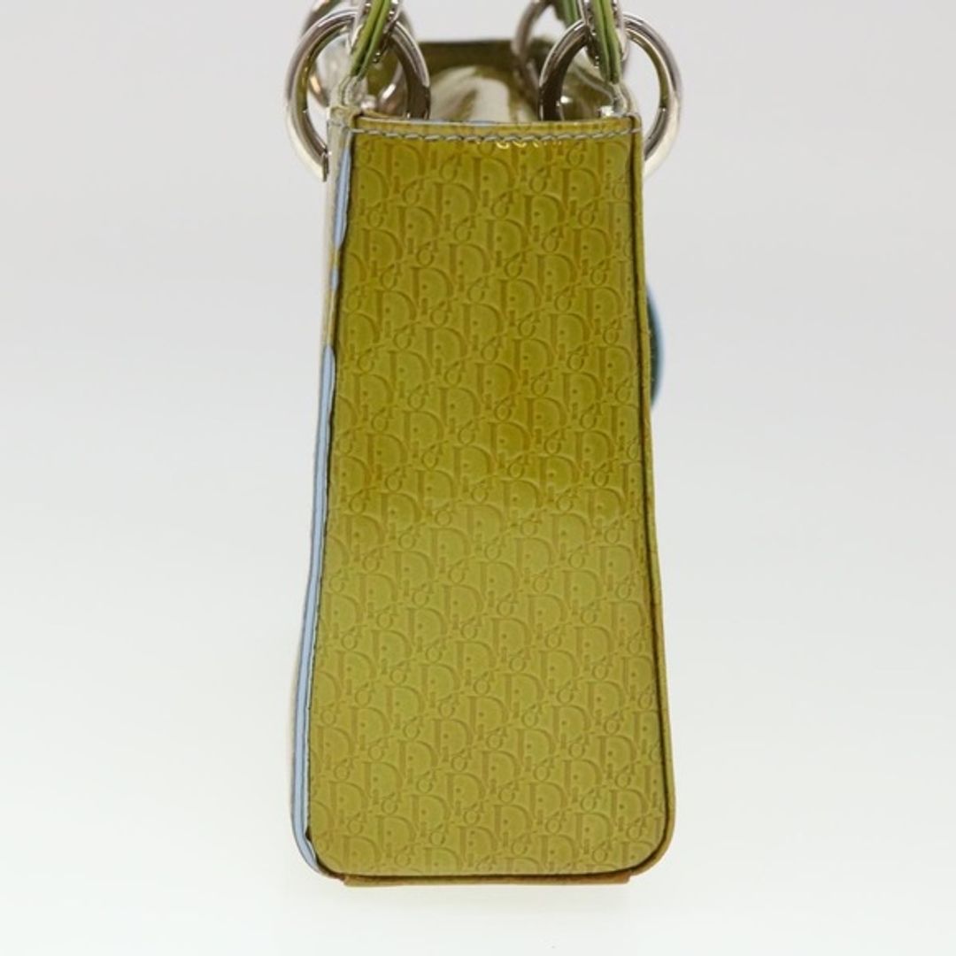 Dior Christian Dior Lady Dior Patent Leather Trotter Embossed Bag with Strap and Card