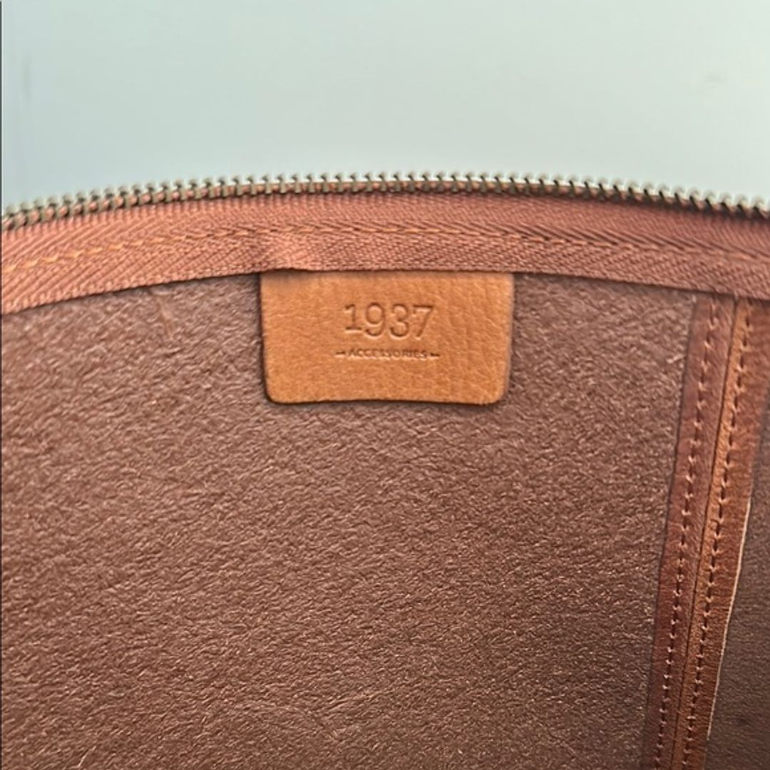 Madewell Brown Leather Clutch
