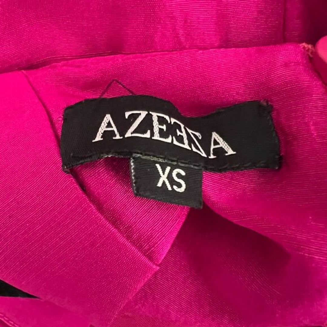 Azeeza Pink Rhiannon Silk Square Neckline Blouse