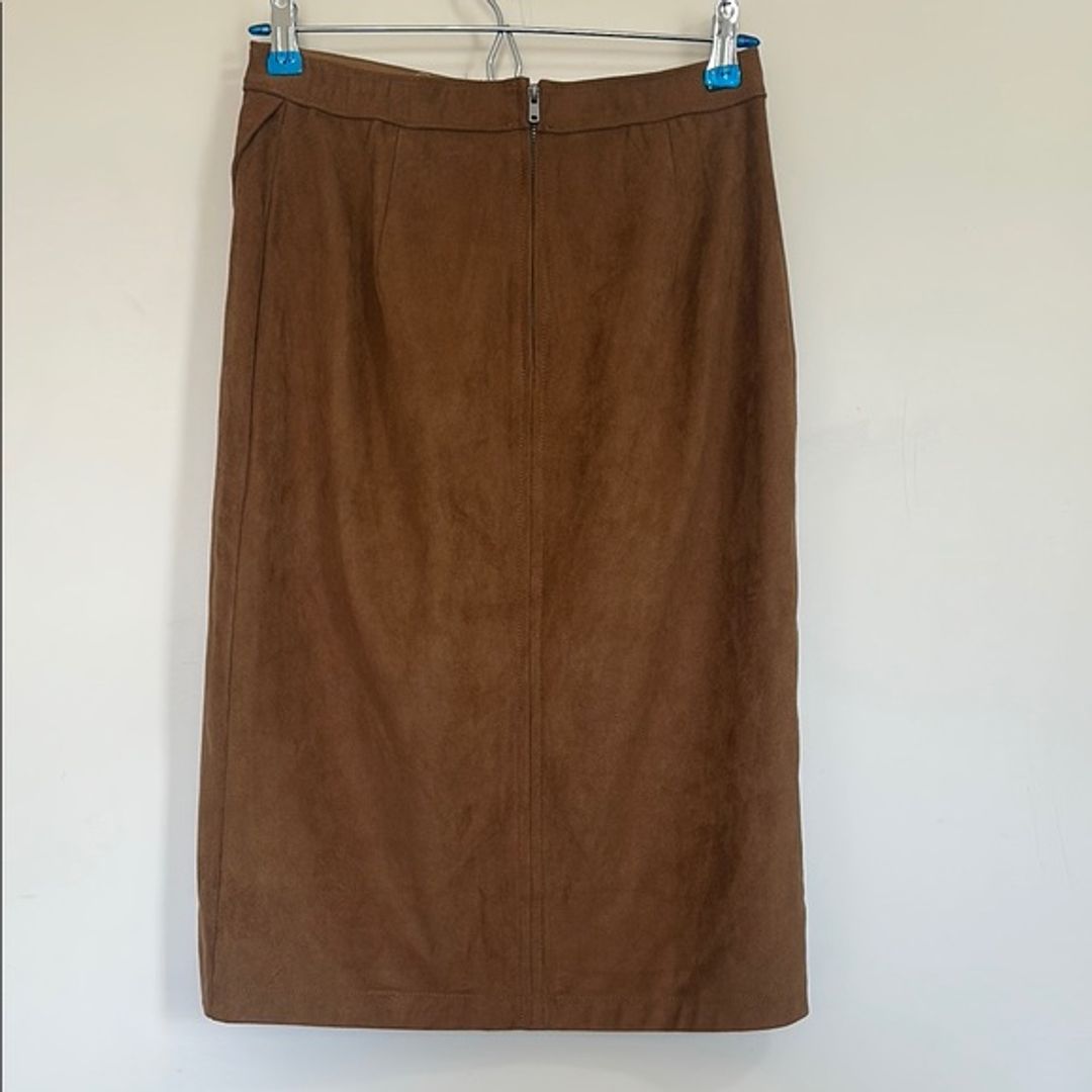 NWT Abercrombie and Fitch Faux Suede Skirt with Slit
