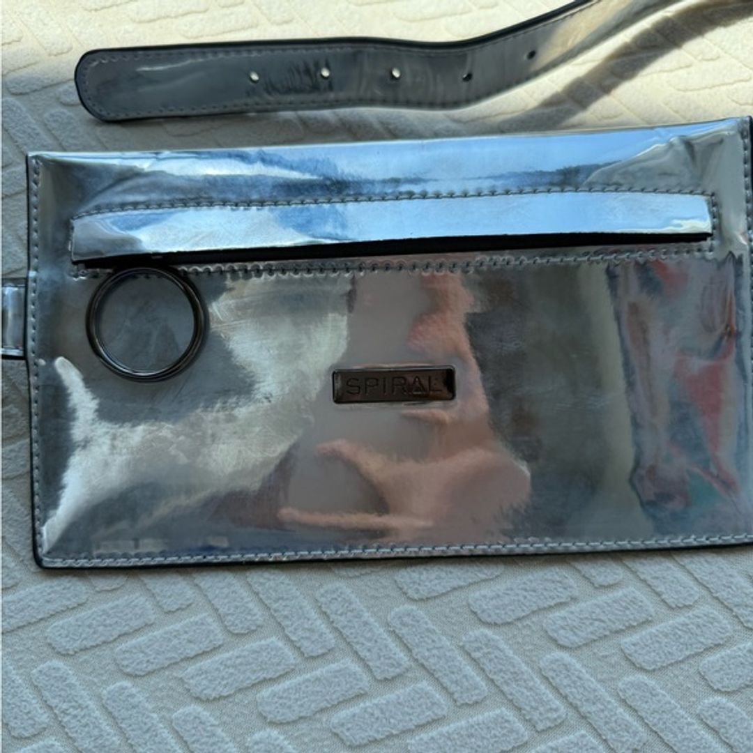 Silver Belt Bag