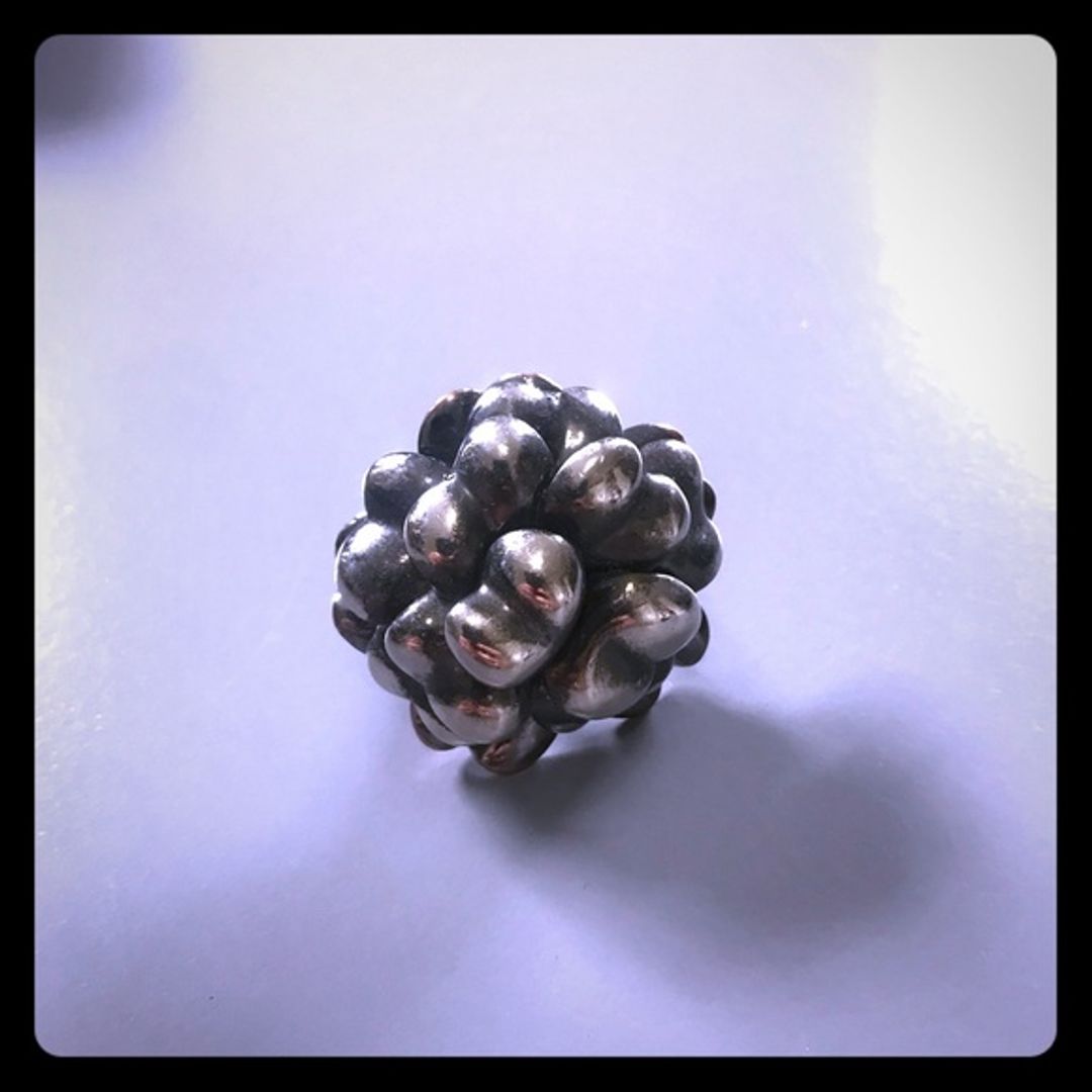 Intermix Metal Flower Statement Ring