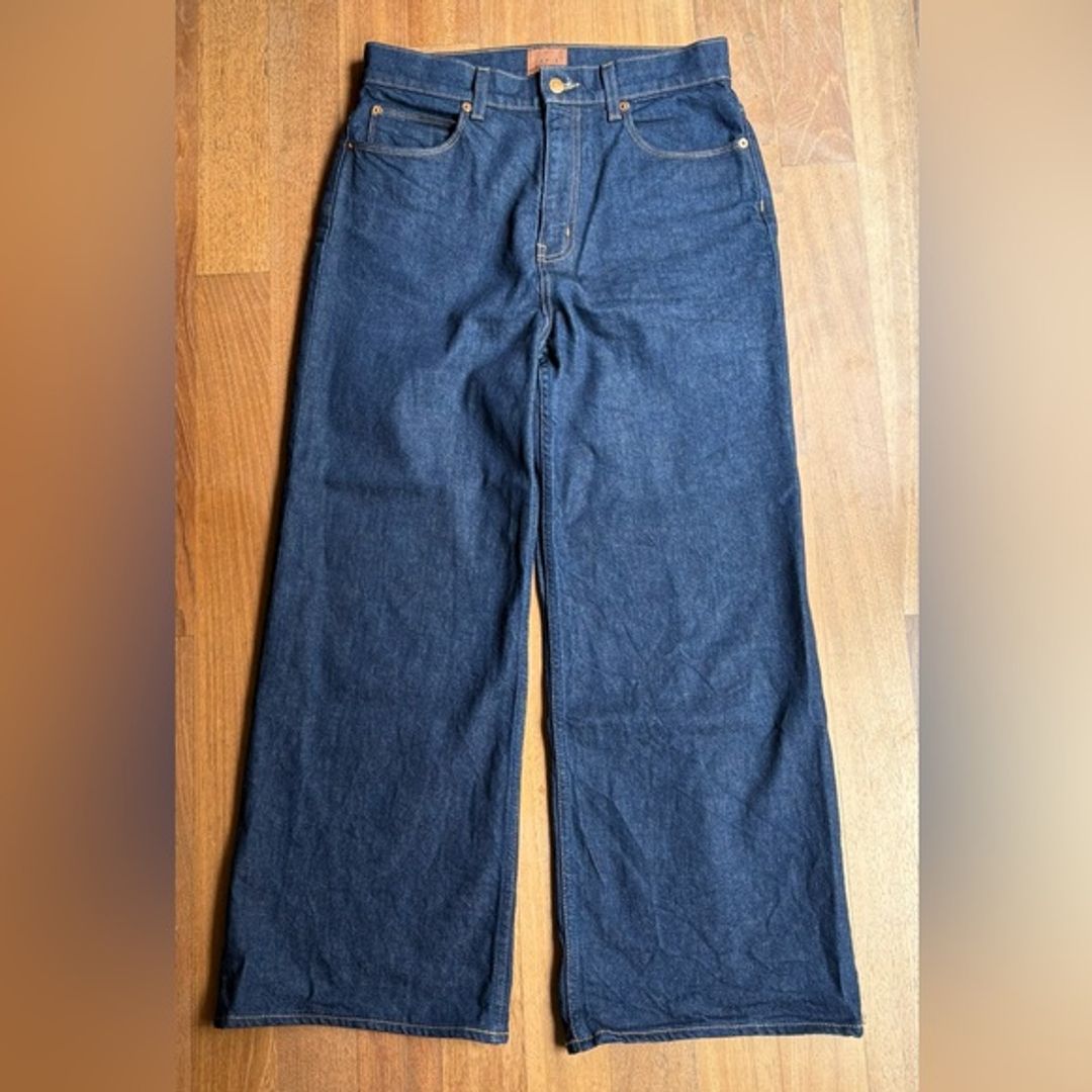 Jamie Haller The Wide A Leg in Raw Rinse