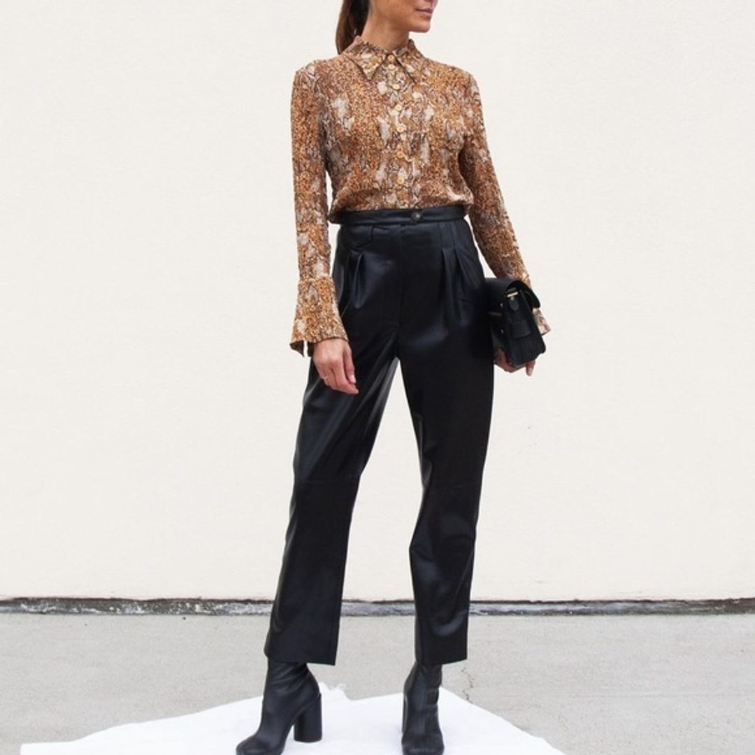 Nanushka Mitsu Vegan Leather Trousers