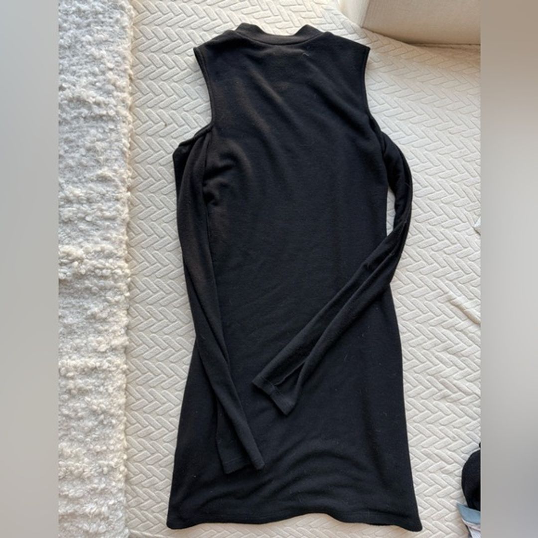 BLQ Shoulder Cutout Mini Dress