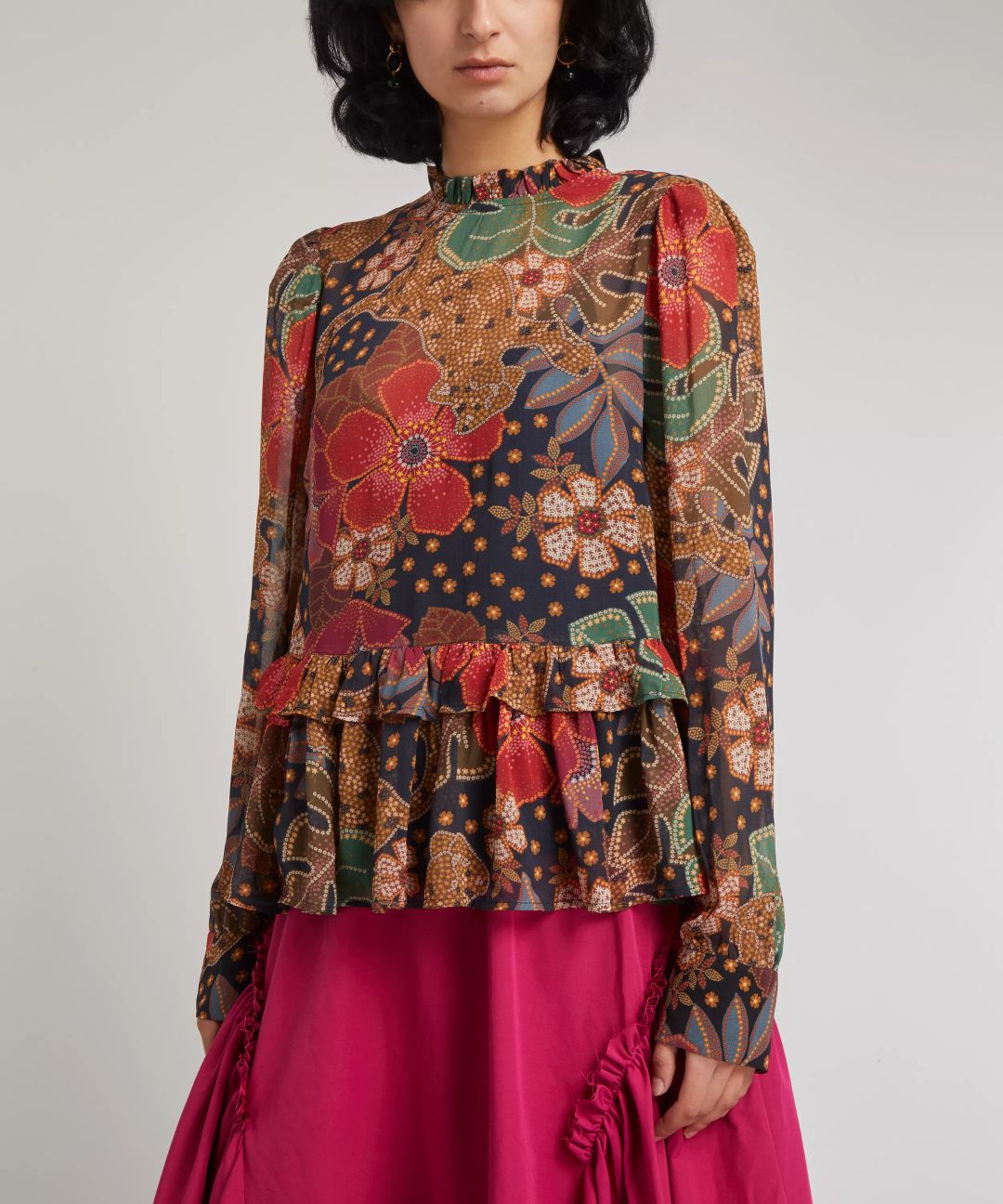 Flowered Leopards Blouse #3