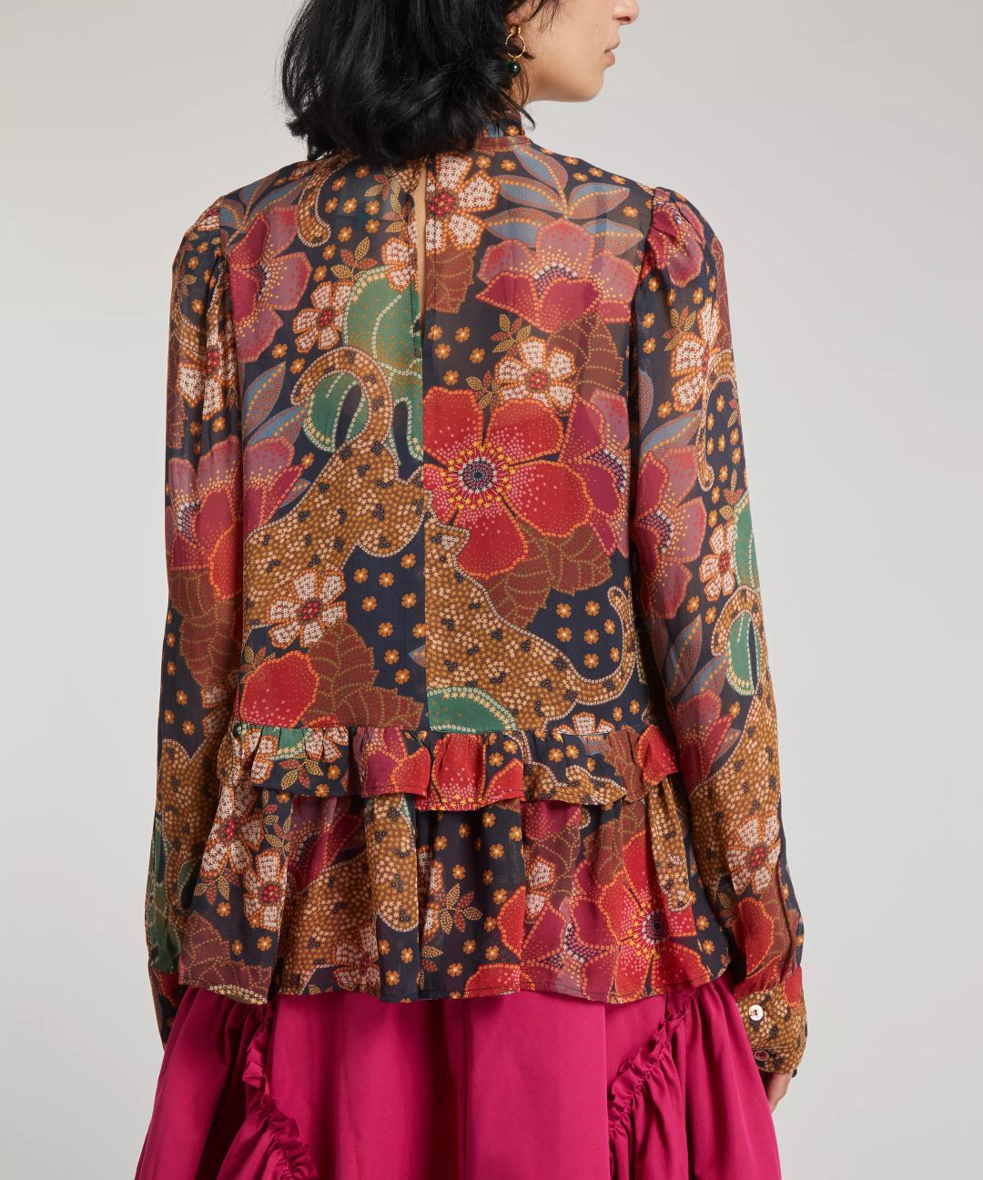 Flowered Leopards Blouse #4